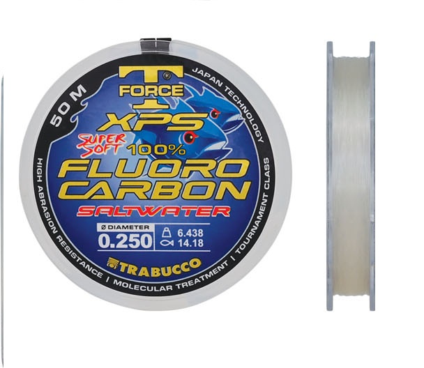 FLUOROCARBON SALTWATER 50 mt 0,125 mm
